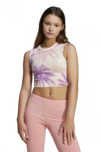 Детский топ Adidas Originals, фиолетовый