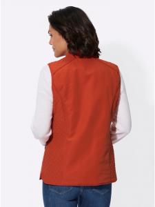 WITT WEIDEN Жилет ржаво-красного цвета