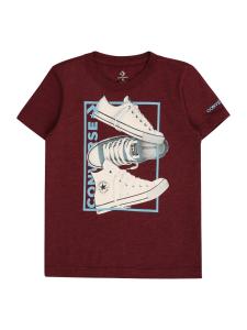 Рубашка CONVERSE 3 SHOE, темно-красный