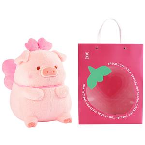 Плюшевая игрушка LuLu Pig Box в виде спящей куклы, высота 31 см M&G SHOP
