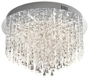 Светодиодный потолочный светильник Hell, 40 см, хромированный