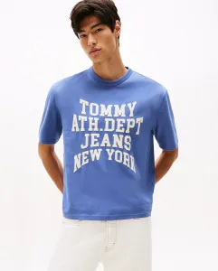 Мужская футболка свободного кроя с короткими рукавами Tommy Jeans, синий