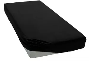 Простыня Bellana на подгонке "размера дыни. 70x140, 90x200, 140x200 или 180x200 см", хлопок, матрасы высотой до 25 см, простыни натяжные потолки и для детей 180-200х200 см, 1 шт., черный