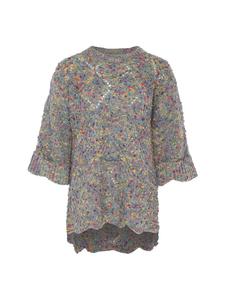 Женский свитер в цвете серый меланж многоцветный myMo