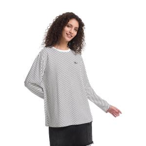 Футболка женская GAP в белую полоску, черно-белая полоска