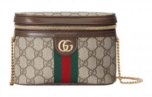 Ophidia Supreme Canvas Одноплечевая поясная сумка через плечо женская Ebony GUCCI