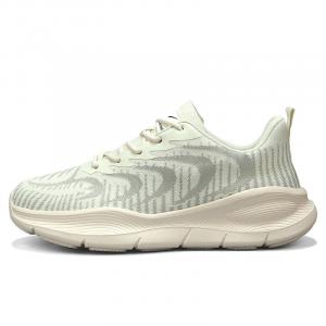 Binary Кроссовки для бега повседневного ношения с амортизацией, отскоком, легкие, противоскользящие, бежевые, мужские