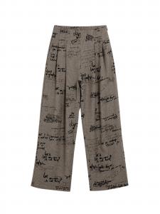 Desigual Широкие брюки со складками спереди в черном цвете