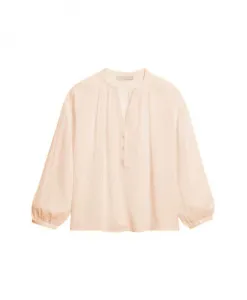 Блузка-Туника из хлопкового вуаля Vanessa Bruno, бежевый