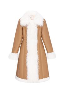 Зимнее пальто IZIA Fashion Look, коричневый