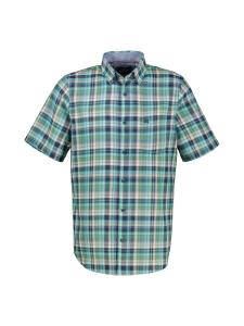 Рубашка на пуговицах классического кроя LERROS, цвет Jade/Grass green