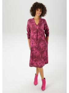 Aniston Платье бордового/розового цвета