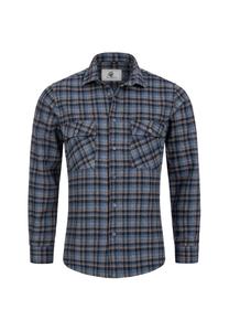 Рубашка Рубашка в клетку стандартного кроя Rock Creek, синий