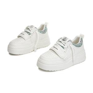 AQUASCUTUM Женские низкие скейтерские ботинки для увеличения роста зеленые, цвет Green