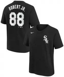 Черная домашняя футболка Nike Youth Chicago White Sox Luis Robert Jr. #88