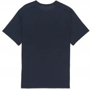 Футболка Emblem с круглым вырезом, умеренный прямой крой Arcteryx, sandstone коричневый/черный sapphire/canvas/черный sapphire