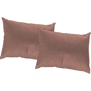 Декоративные подушки Torbole, наволочки без наполнителя, 2 штуки Wirth, Terrakotta + meliert