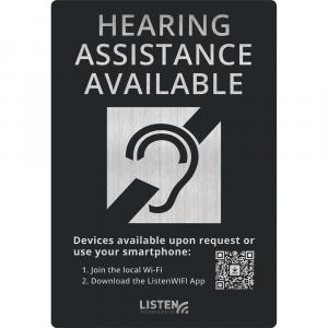 Listen Technologies LW-307 ListenWIFI Hearing Assistance LW-307
