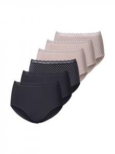 Vivance Трусики с высокой талией, темно-синие/розовые