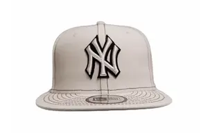 New Era Хлопковая бейсболка унисекс бежевая, Beige