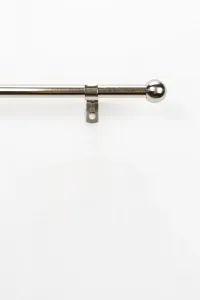 Карниз для штор GARESA "Look", 1 направляющая, желаемая длина, желаемая длина, без колец 330 см, цвет edelstahlfarben