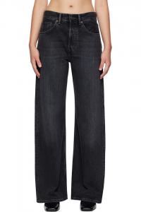 Джинсы прямого кроя 2021f Acne Studios, черный