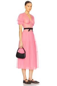 Платье sasha из шифона Helsa, coral pink