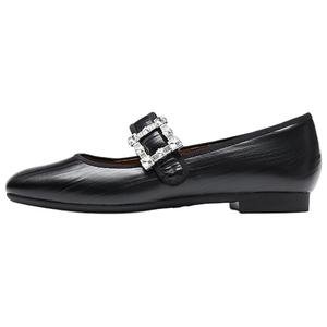 Staccato Туфли Мэри Джейн на блочном каблуке Cream Sugar Cube, женские, высота 1,5 см