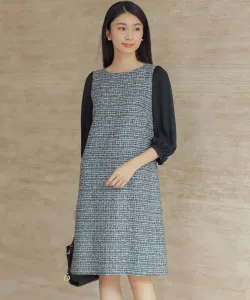 Твидовое платье Lame Loop Mall Suite L, цвет Navy 1[175]