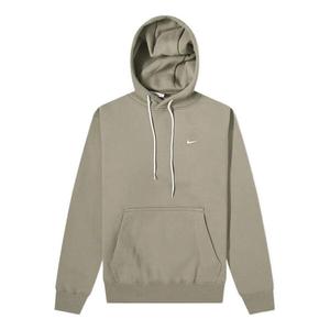 Толстовка Men's Nike Small Logo Loose Long Sleeves Pullover Hooded Sports Gray White, белый