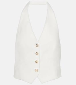 Жилет Arabella из смесового льна Veronica Beard, Dove