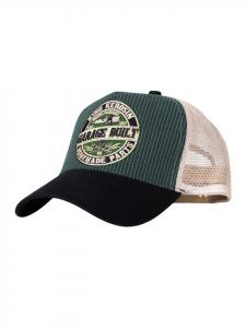 Бейсболка King Kerosin Trucker Cap Garage Built, темно-зеленый