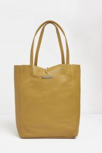 Сумка-тоут из мягкой кожи 'Milan' Betsy & Floss, желтый
