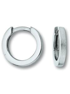 ONE ELEMENT Серьги-кольца из серебра 925 пробы, диаметр 11,5 x 1,8 мм