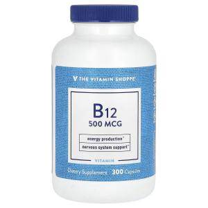 Витамин B12, 500 мкг, 300 капсул The Vitamin Shoppe