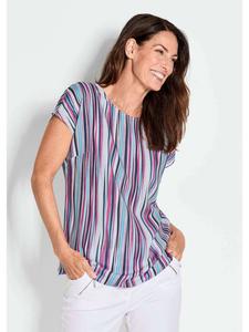 Блузка GOLDNER, цвет pink/gestreift
