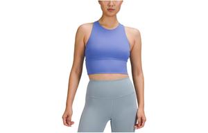 Lululemon Женская безрукавная спортивная футболка Wild Indigo Others