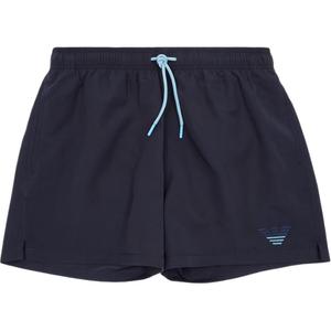 Плавательные шорты с двухцветной вышивкой Eagle EMPORIO ARMANI, синий