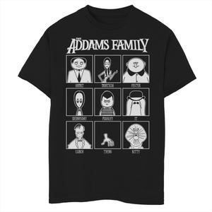 Футболка с рисунком из ежегодника «Семейка Аддамс» для мальчиков 8–20 лет Licensed Character