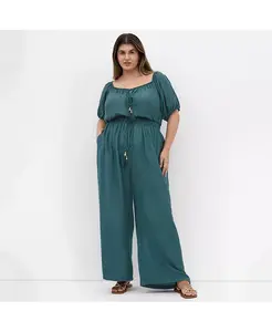 Комбинезон Erica Plus Size CITY CHIC, зеленый