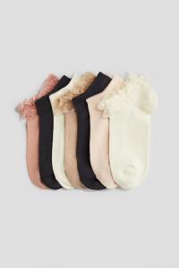 7 пар носков-кроссовок H&M, мультиколор