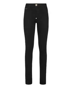 Джинсовые леггинсы Philipp Plein, черный