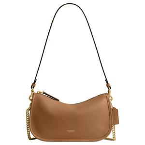 Сумка через плечо Waverly Grain Leather, кросс-боди средний женский brown COACH, Set (Bag+Dust Bag)