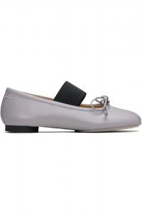 Анатомические балетки с нумерацией Mm6 Maison Margiela, серебряный