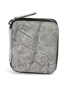 Мини кошелек на молнии Isaac Sellam Experience, серый
