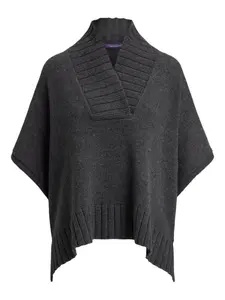 Свитер с V-образным вырезом Ralph Lauren Collection, серый