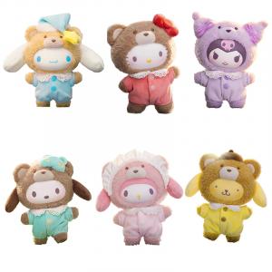 Санрио плюшевый виниловый подвеска коллекция Latte Baby слепая коробка товары одиночная мистическая коробка/полная коробка 6 шт TOP TOY