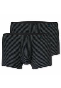 Брюки STREIFEN OHNE EINGRIFF WEBGUMMIBUND | 2ER PACK Schiesser, цвет Mottled Black