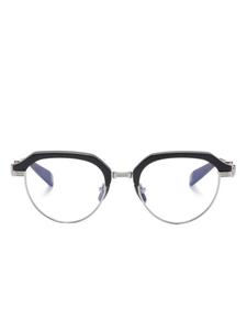 Очки в овальной оправе Balmain Eyewear, черный
