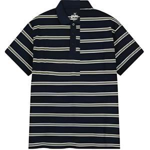 361° Поло для мужчин, темно-синий, с воротником, умеренно прямой крой